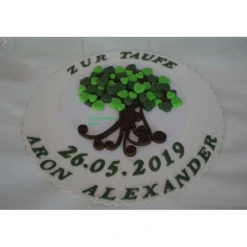 Best Tortenaufleger Fondant Zuckerfigur Geburt Taufe Baum Herzen Junge Mädchen Geburtstag Geburt Tortendeko Tortenfigur Fondantfigur TortenTopper Tortendekoration