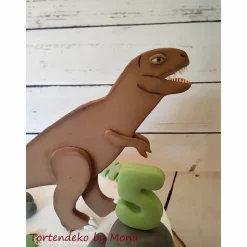 Hot Tortenaufleger Fondant Zuckerfigur Tortendeko T-Rex Dinosaurier  Geburtstag Tortendekoration