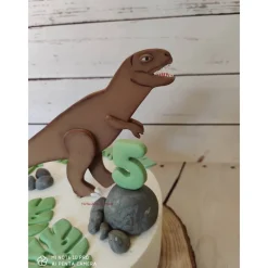 Hot Tortenaufleger Fondant Zuckerfigur Tortendeko T-Rex Dinosaurier  Geburtstag Tortendekoration