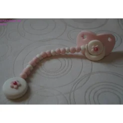 Tortendekoration|Tortendeko by Mona Tortenaufleger Fondant Zuckerfigur Geburt , Taufe
