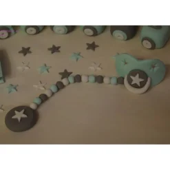 Best Tortenaufleger Fondant Zuckerfigur Geburt , Taufe Tortendeko Tortendekoration