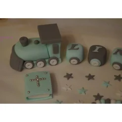 Best Tortenaufleger Fondant Zuckerfigur Geburt , Taufe Tortendeko Tortendekoration