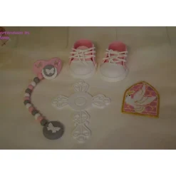 Discount Tortenaufleger Fondant Zuckerfigur Baby,Taufe Tortendekoration