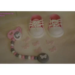 Discount Tortenaufleger Fondant Zuckerfigur Baby,Taufe Tortendekoration