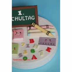Hot Tortendeko  Fondant Schulanfang Schule Einschulung SchulsetTortendeko Tortentopper Tortenaufleger Fondant Schulanfang Sc Kinder Einschulung
