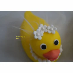 Tortendekoration|Tortendeko by Mona Tortendeko Tortentopper Tortenaufleger Fondantdeko für die Hochzeit Entchenpaar