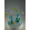 Best Tortendeko Tortentopper Tortenaufleger Fondant Zuckerfigur Baby,Taufe Tortendekoration