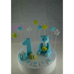 Best Tortendeko Tortentopper Tortenaufleger Fondant Zuckerfigur Baby,Taufe Tortendekoration