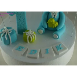 Best Tortendeko Tortentopper Tortenaufleger Fondant Zuckerfigur Baby,Taufe Tortendekoration