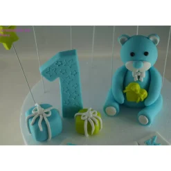 Best Tortendeko Tortentopper Tortenaufleger Fondant Zuckerfigur Baby,Taufe Tortendekoration