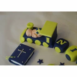 New Tortendeko Tortentopper Tortendeko Fondant Tortenfigur Geburtstag Zug Fondantfigur Tortendekoration