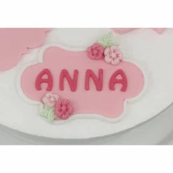 Tortendekoration|Tortendeko by Mona Tortendeko Tortentopper Tortenaufleger Fondant Zuckerfigur Namesschilder Torte