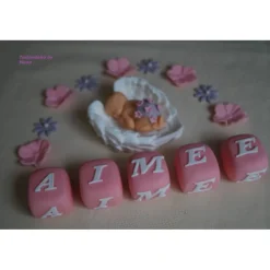 Best Tortendeko Tortentopper Tortenaufleger Fondant Zuckerfigur Geburt , Taufe Tortendekoration