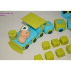 Hot Tortendeko Tortentopper Tortenaufleger Fondant Zuckerfigur Baby,Taufe Tortendekoration