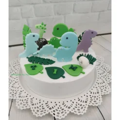 Best Tortendeko Tortentopper Zuckerfigur Dinosaurier Set Kindergarten  Dino Saurus Tortendekoration