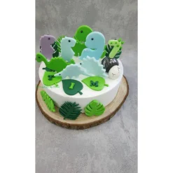 Best Tortendeko Tortentopper Zuckerfigur Dinosaurier Set Kindergarten  Dino Saurus Tortendekoration