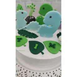 Best Tortendeko Tortentopper Zuckerfigur Dinosaurier Set Kindergarten  Dino Saurus Tortendekoration