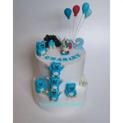 Hot Tortendeko Tortentopper Zuckerfigur  Geburtstag Lemminge Tortendekoration