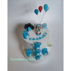 Hot Tortendeko Tortentopper Zuckerfigur  Geburtstag Lemminge Tortendekoration