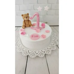 Tortendekoration|Tortendeko by Mona Tortendeko Tortentopper Zuckerfigur Teddy Maya oder Teddy Rosalie