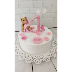 Tortendekoration|Tortendeko by Mona Tortendeko Tortentopper Zuckerfigur Teddy Maya oder Teddy Rosalie