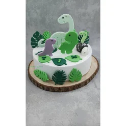 Tortendekoration|Tortendeko by Mona Tortendeko Tortentopper Zuckerfigur Dinosaurier Set Dino Saurus