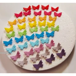 Hot Tortendeko Tortentopper Zuckerfigur Regenbogen Schmetterlinge Taufe Geburt  Geburtstag Tortendekoration