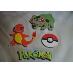 Hot Tortendeko TortentopperTortenaufleger Fondant Zuckerfigur Geburtstag Pokemon Deko Tortendekoration