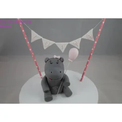 Tortendekoration|Tortendeko by Mona Tortendeko TortentopperTortenaufleger Fondant Zuckerfigur Geburt , Taufe