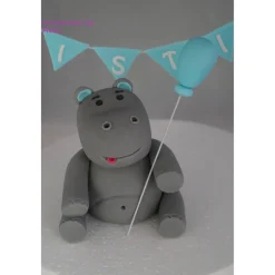 Tortendekoration|Tortendeko by Mona Tortendeko TortentopperTortenaufleger Fondant Zuckerfigur Geburt , Taufe