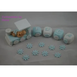 Tortendekoration|Tortendeko by Mona Tortendeko TortentopperTortendeko Fondant Tortenfigur Geburtstag Taufe