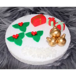 Best Tortendeko Weihnachten, Fondant Figur Christmas Tortendekoration