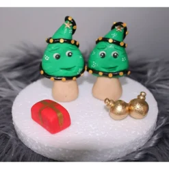 Clearance Tortendeko Weihnachten, Fondant Figur Christmas Tortendekoration