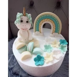 Discount Tortendekoration Einhorn, Fondant Figuren Einhorn, Tortendekoration