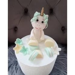 Tortendekoration|Annetts Zuckerfiguren Tortendekoration Einhorn, Fondant Figuren Einhorn,