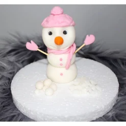 Best Tortendekoration Schneemann, Fondant Figur Schneemann, Weihnachten Tortendekoration