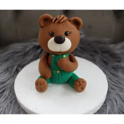Tortendekoration|Annetts Zuckerfiguren Tortendekoration Teddy, Fondant Teddy, Deko Teddy