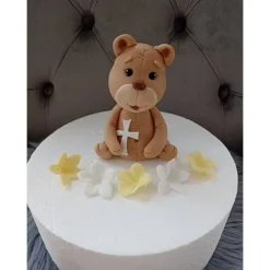 Discount Tortendekoration Teddy, Taufe, Fondant Figuren Taufe Tortendekoration