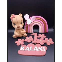 Best Tortendekoration Teddybär aus Fondant Tortendekoration