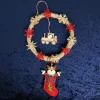 Best Tür Kranz/Wanddekoration mit Beleuchtung Weihnachtsdeko