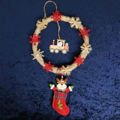 Best Tür Kranz/Wanddekoration mit Beleuchtung Weihnachtsdeko