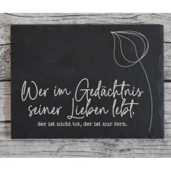 Outlet Trauerschild Grabschmuck Grabplatte Gedenkplatte Gedenksteine