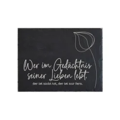 Outlet Trauerschild Grabschmuck Grabplatte Gedenkplatte Gedenksteine