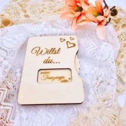 Best Trauzeuge fragen Geschenk | Trauzeugin fragen | Willst du mein/e Trauzeuge/in sein | Karte Trauzeuge/in | Hochzeit Geschenkverpackungen