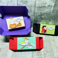 Discount Treat Box Halloween Verpackung Süßigkeiten Kinder Goodies Gastgeschenke Halloweenparty Geister Handmade Stampin‘ Up! Schokolade & Süßigkeiten
