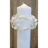 Sale Tropfenfänger für Kerzen mit 6cm Durchschnitt. Kommunionkerzen, Taufkerzen oder Hochzeitskerzen. Kommunionkerzen