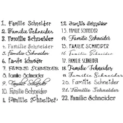 Discount Türschild Familie aus Holz mit Name personalisiert - persönliches Hochzeitsgeschenk für das Brautpaar - einmaliges Geschenk zum Hochzeitstag - individuelles Haustürschild handgemalt Gastgeschenke