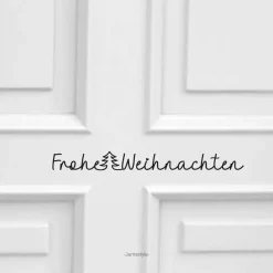 Clearance Türschild, Fenstersticker "Merry christmas" Frohe Weihnachten, Wandtattoo, Wandsticker, Glassticker, Aufkleber Sticker & Aufkleber