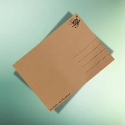 Clearance Tulpe im Glas Postkarte – Frühlingskarte & Ostergruß aus nachhaltigem Kraftpapier Osterkarten