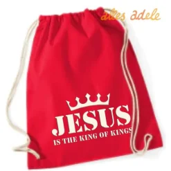 Sale Turnbeutel "Jesus King of Kings" -- Geschenk für Taufe, Konfirmation,... Geschenke